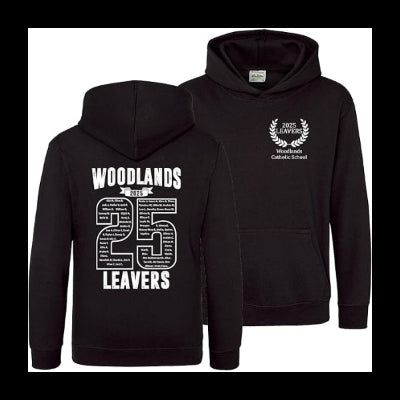 Leavers Hoodie badge and names