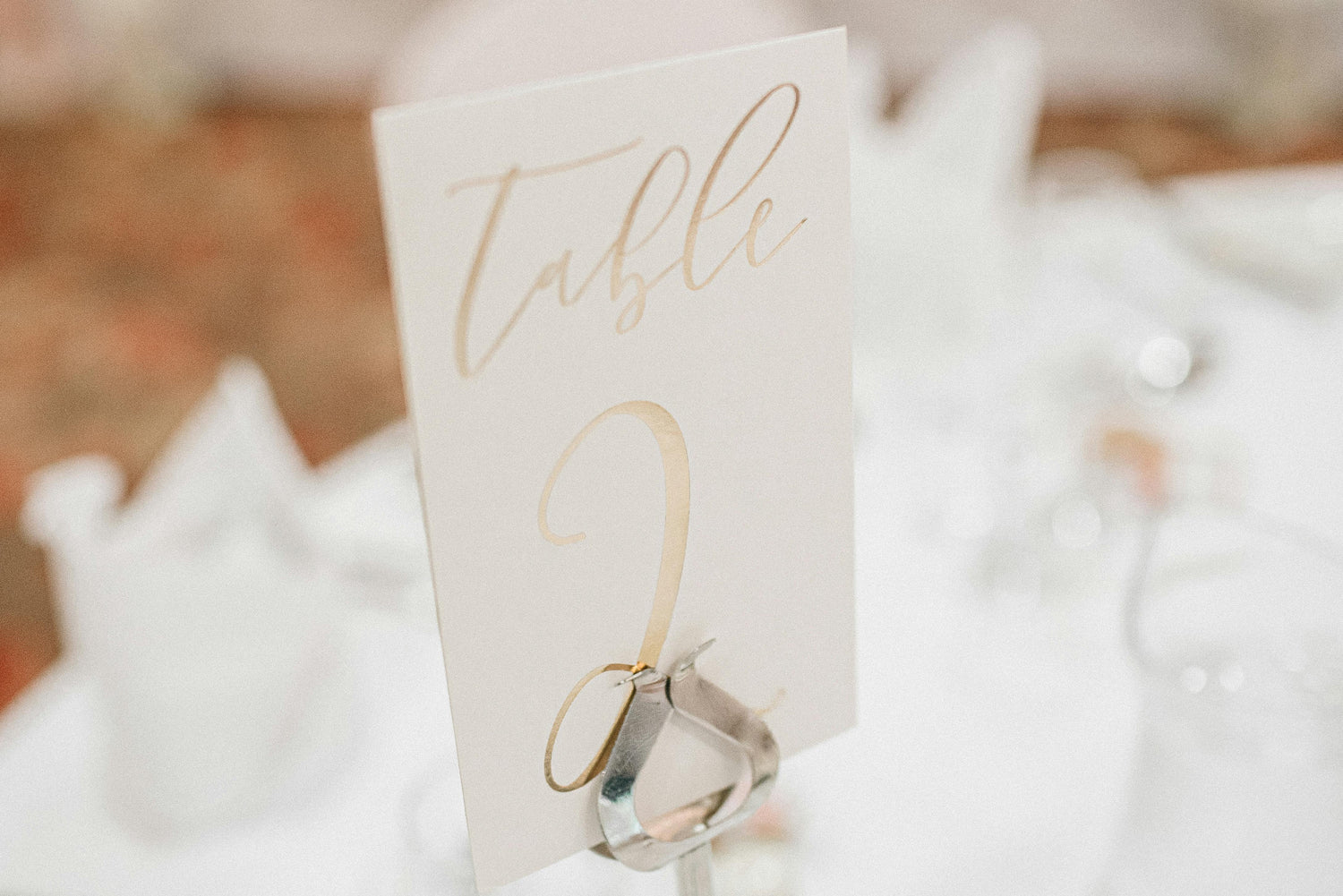 Table Numbers