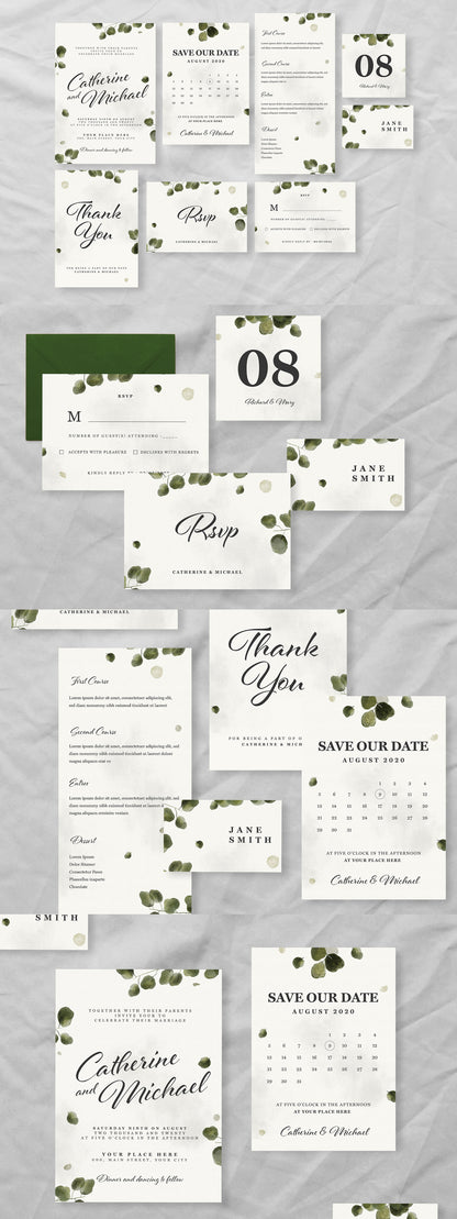 Invitation-Eucalyptus