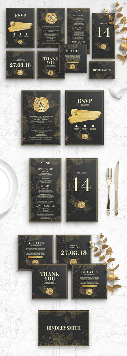 Invitation-Gold