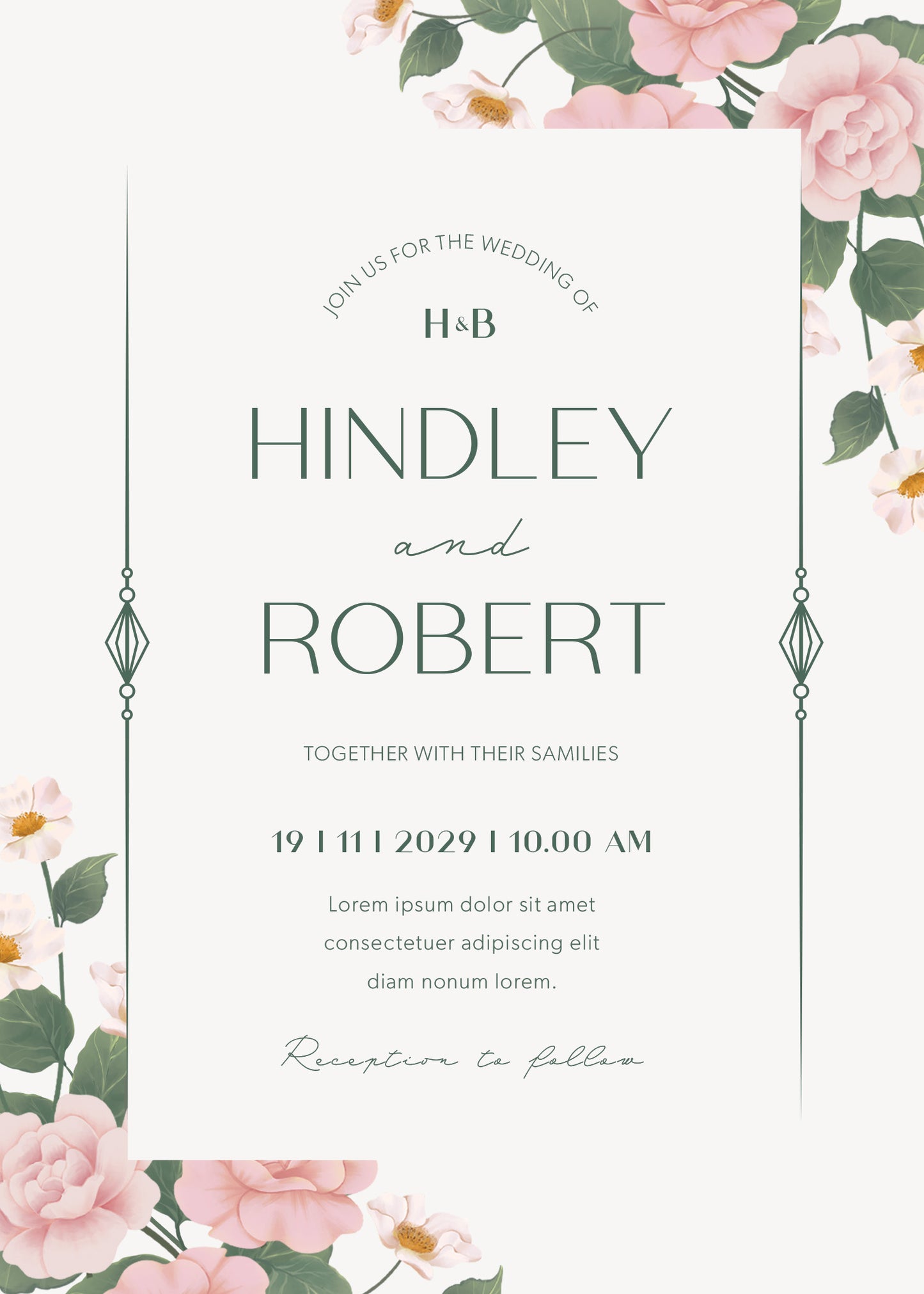 Full Package- Stationary Classic Roses