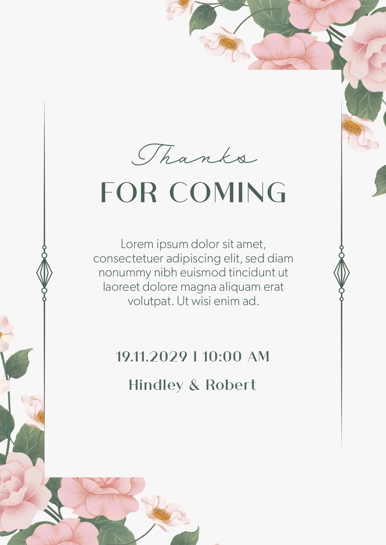 Invitation-Classic Roses